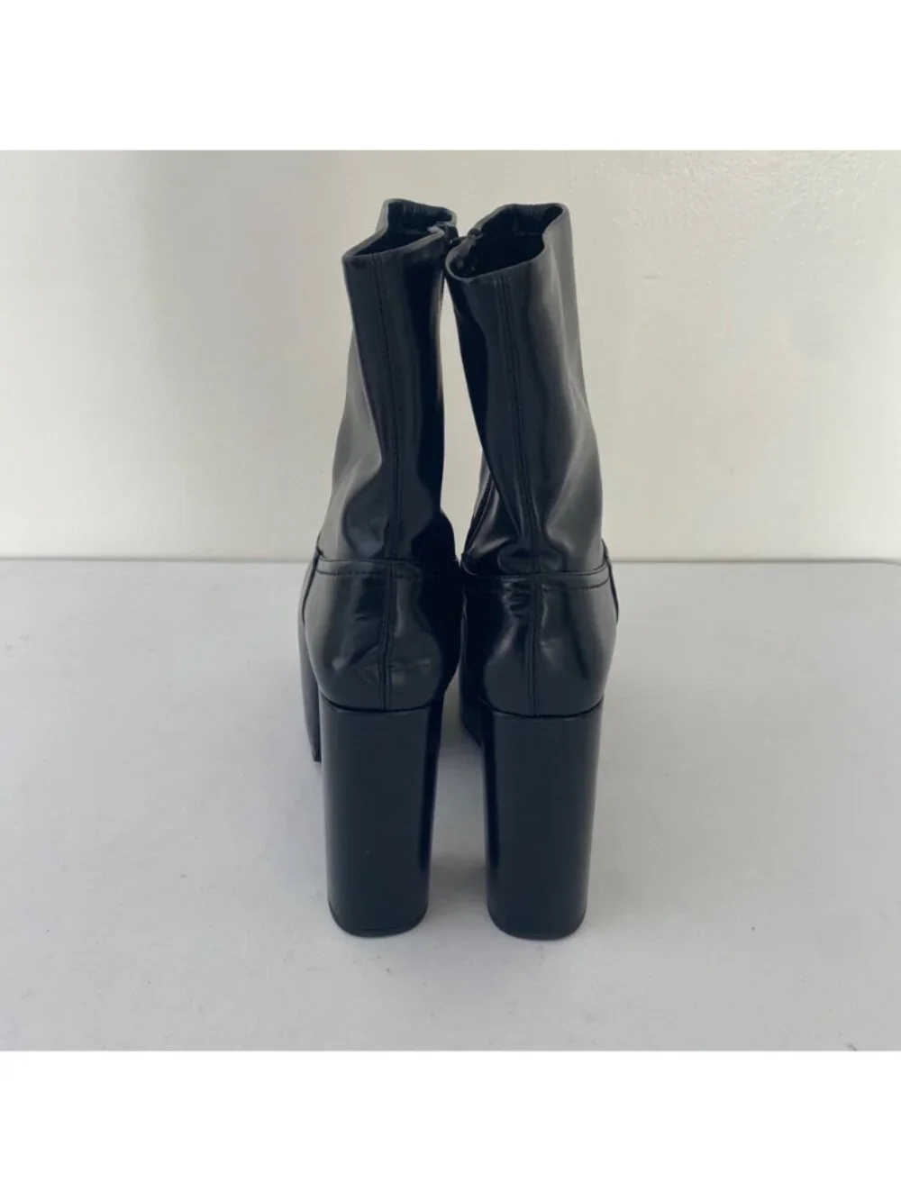 New Jeffrey Campbell the Dare Platform Boots Shoes Black